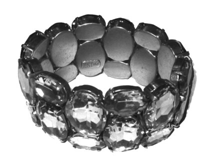 Armband 2-reihig  crystal honey