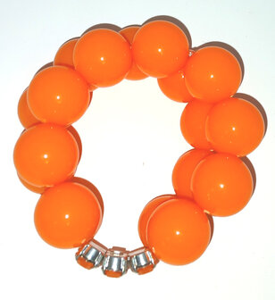 Armband mit orange Kugeln