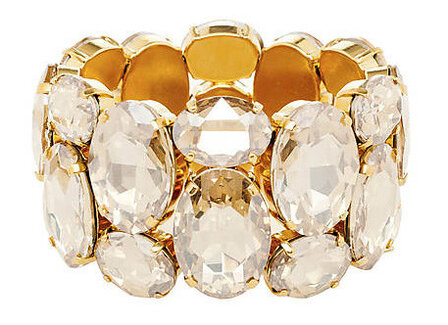 Armband 2-reihig  crystal honey