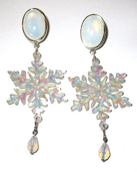 Schneeflocken Laser cut Acryl opal