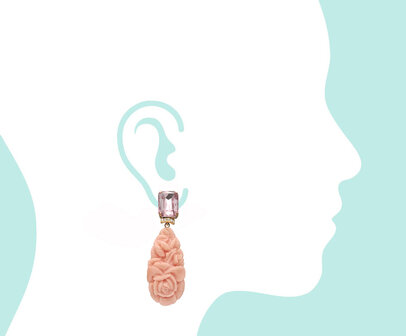 Rosen lang ros&eacute; an Octagon Oberteil