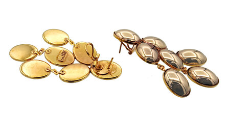 Chandelier-Stecker ovale Cabochons Kupfer-Ton