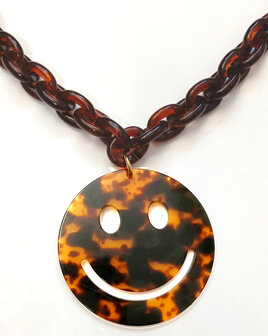 schwarzer Humor am Hals "Smiley" schwarz