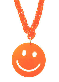 schwarzer Humor am Hals "Smiley" schwarz