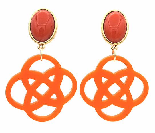 Knoten Laser-Cut orange