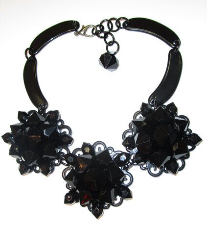 Black Prisms Necklace schwarz