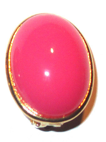 Cabochon Clips 25 x 18 pink