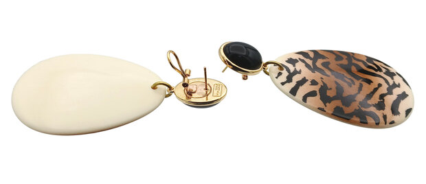 Tiger-Muster XL braun schwarz