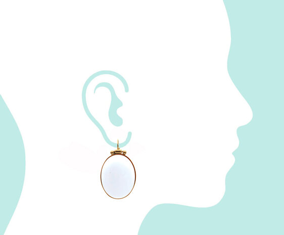 Jumbo Ohrbrisuren sattweiss 