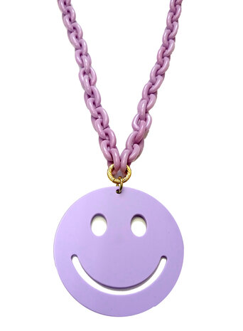 schwarzer Humor am Hals "Smiley" schwarz