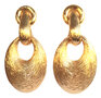Ohrclips-Doorknocker-(Türklopfer)-antik-gold