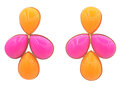 Birnl-Cluster-neon-orange-und-pink