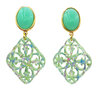 Ohrstecker-chryso-opal-mit-Laser-Cut-grüne-Rhombe