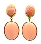 Ohrstecker-vergoldet-Oval-mit-Acryl-rosé