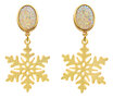 Ohrstecker-mit-Laser-Cut-Schneeflocke-goldfarbig