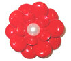 Brosche-Anhänger-Blüte-rot