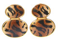 Ovale-liegend-Tiger-Muster-Brauntöne-Animal-Print